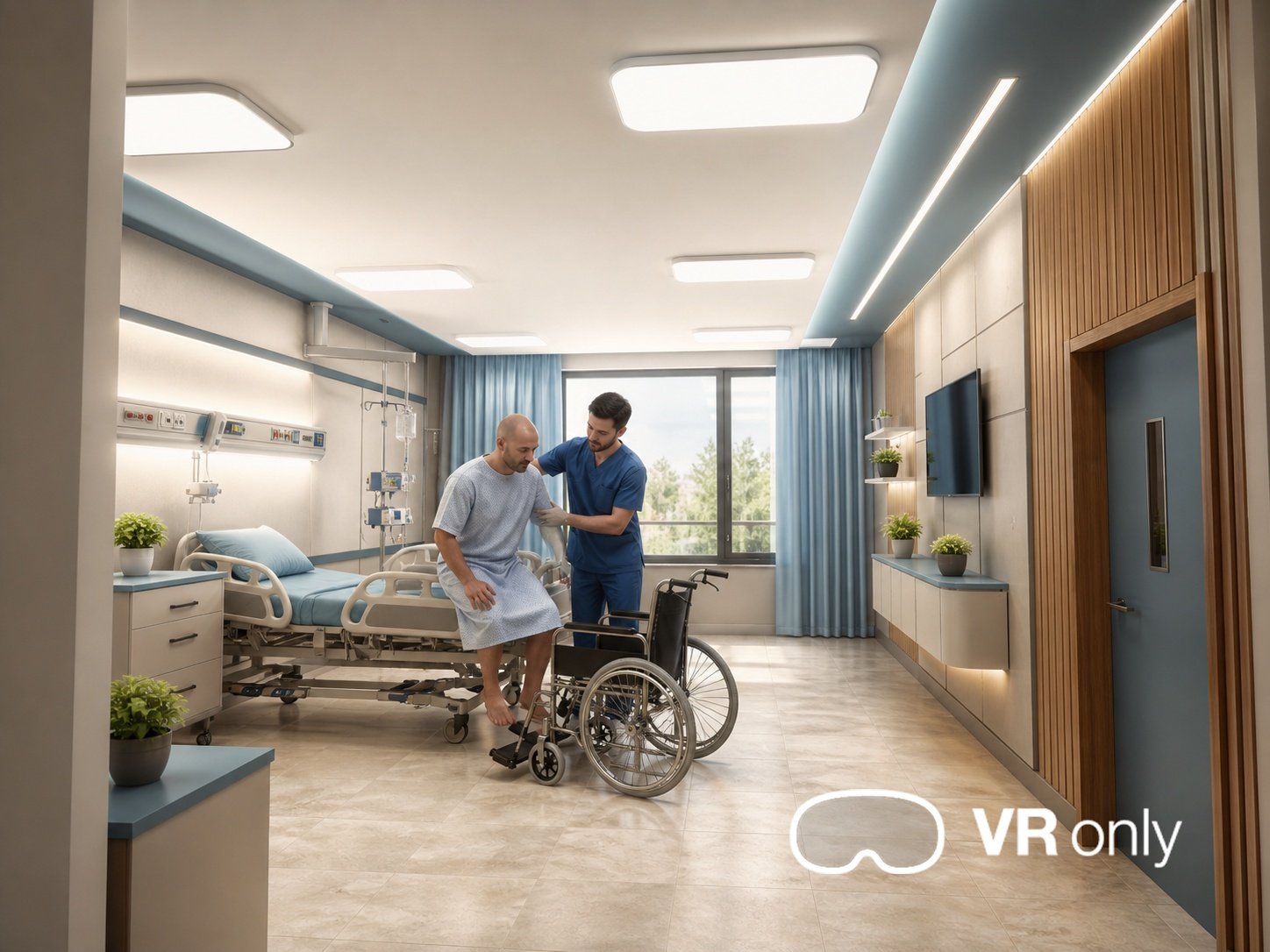 VR training module screenshot