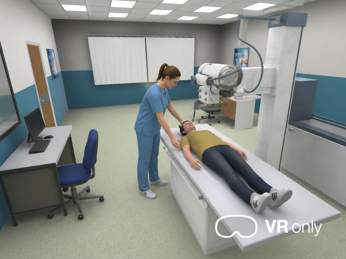 VR training module screenshot