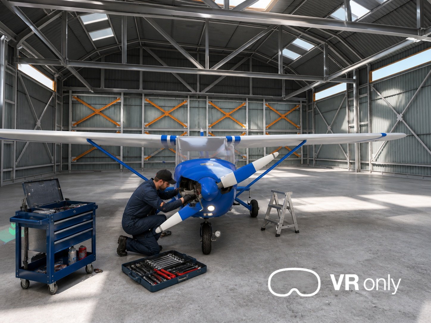 VR training module screenshot