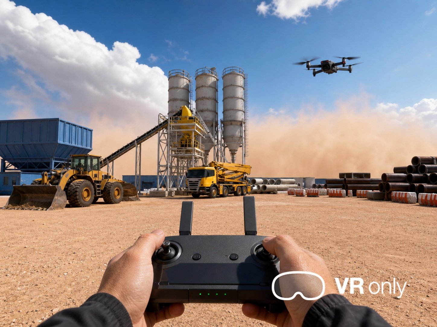 VR training module screenshot