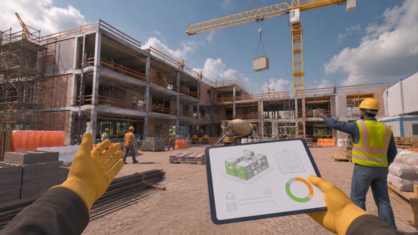 VR training module screenshot